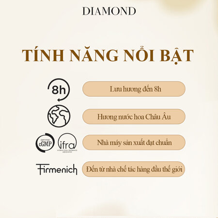 Nước Hoa Nam Laura Anne Diamond Homme 45ml (Đen)