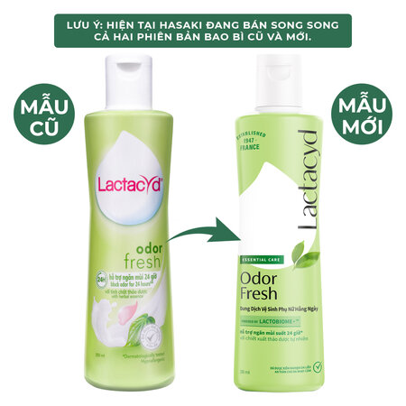 Dung Dịch Vệ Sinh Phụ Nữ Lactacyd Ngăn Mùi 24H 250ml