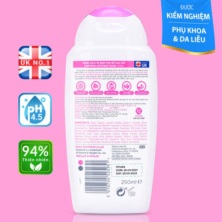 Dung Dịch Vệ Sinh Phụ Nữ Femfresh Cao Cấp Làm Dịu Da 250ml
