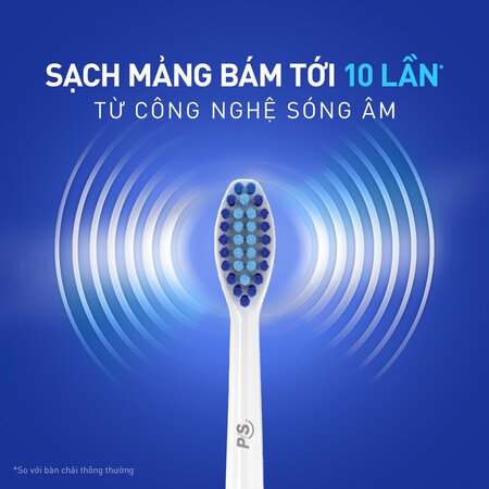 Bàn Chải Điện P/S S100 Pro Sạch Mảng Bám Tới 10X Màu Xanh