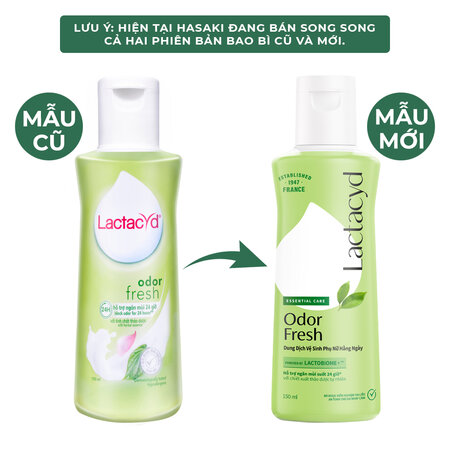 Dung Dịch Vệ Sinh Phụ Nữ Lactacyd Ngăn Mùi 24H 150ml