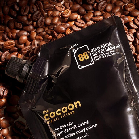 Combo 2 Túi Refill Tẩy Da Chết Toàn Thân Cocoon Sạch Da 600ml