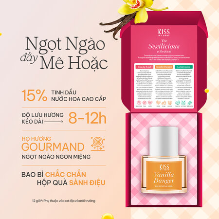 Nước Hoa Nữ Kiss My Body Hương Vanilla Danger 50ml