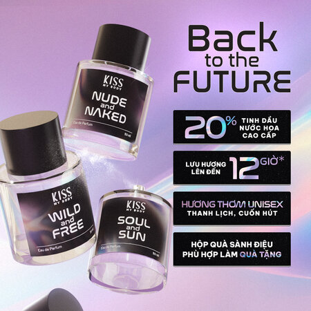 Nước Hoa Nam Nữ Kiss My Body Hương Soul & Sun 50ml