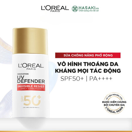 Kem Chống Nắng L'Oreal X20 Thoáng Da Mỏng Nhẹ 50ml