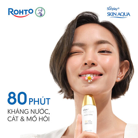 Sữa Chống Nắng Sunplay Skin Aqua Dưỡng Da Sáng Mịn 55g