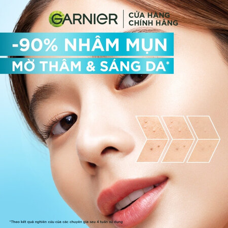 Serum Garnier Giảm Mụn Mờ Thâm Cho Da Dầu, Mụn 30ml