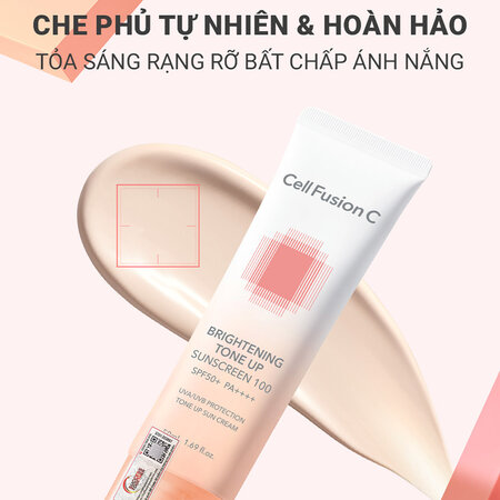 Kem Chống Nắng Cell Fusion C Nâng Tông Da 50ml