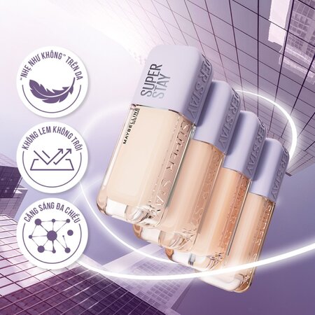 Kem Nền Maybelline Bắt Sáng Che Phủ Siêu Nhẹ #110 35ml