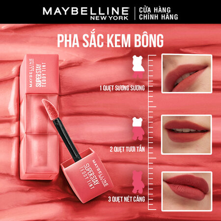 Son Kem Maybelline 15 Skinny Dip - Hồng Đất 5ml