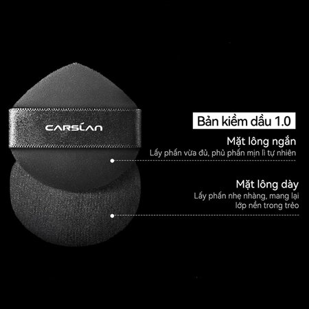 Phấn Phủ Carslan Dạng Nén Vỏ Xám Màu Tím 8g