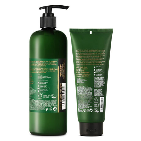 Bộ Gội Xả Bưởi Cocoon Không Sulfate Và Giảm Gãy Rụng 500ml+310ml