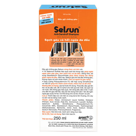 Dầu Gội Selsun Ngừa Gàu & Giảm Ngứa Da Đầu 250ml