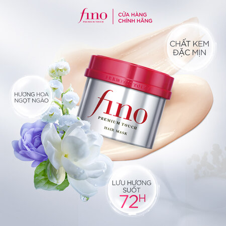 Kem Ủ Tóc Fino Premium Touch Cải Thiện Tóc Hư Tổn 230g