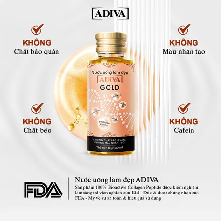 Thực Phẩm Bảo Vệ Sức Khỏe Nước Uống Làm Ðẹp Adiva Gold