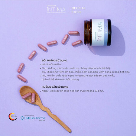 Thực Phẩm Bảo Vệ Sức Khỏe Lactobact Intima Hộp 30 Viên