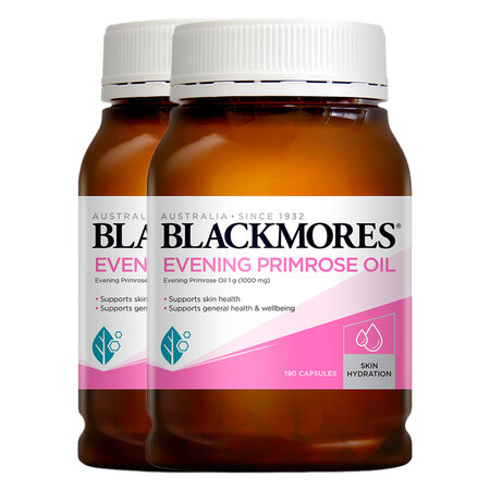 Combo 2 Thực Phẩm Bảo Vệ Sức Khỏe Blackmores Evening Primrose Oil 190 Viên/Lọ