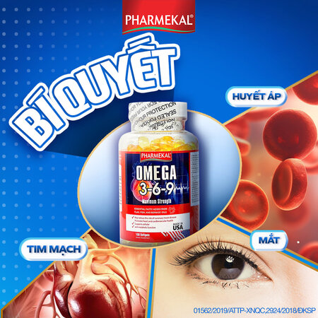 Thực Phẩm Bảo Vệ Sức Khỏe Omega 369 Hộp 100 Viên
