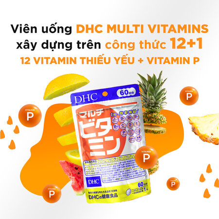 Thực Phẩm Bảo Vệ Sức Khỏe DHC Multi Vitamins (New)